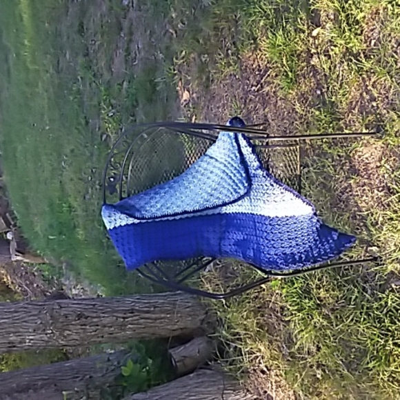 Afghan Scarf Shawl Winter Blanket - Shawl Hand Made - Picture 3 of 9